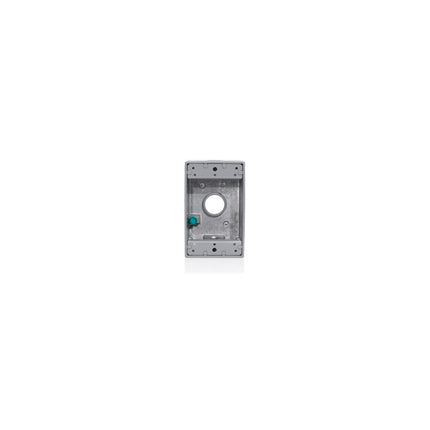 LEVITON 1GM73-GY GY 1G ALL WEATHER BOX W/3 X 3/4 IN HOLES