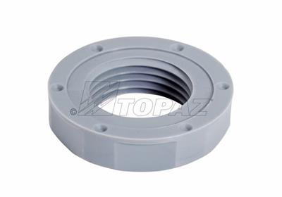 1/2" NPT Locknuts - Gray 6/6 Nylon