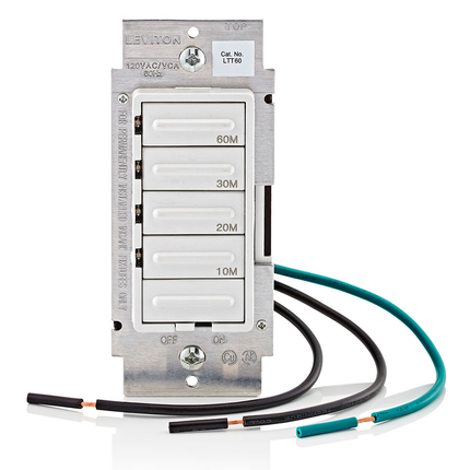 Decora Preset Resistive 60 Minute Countdown Timer, White