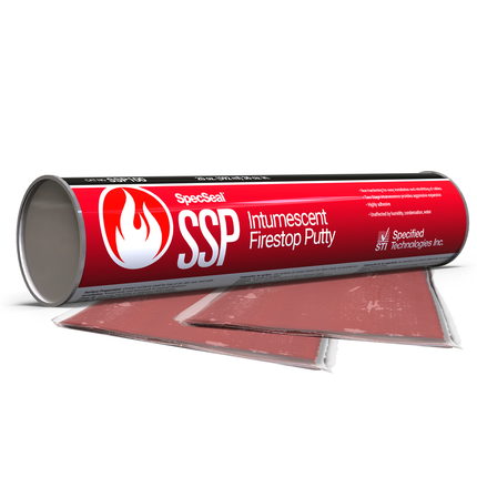 Series SSP Firestop Putty Pad 7.25" x 7.25" x 3/16"