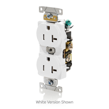 Tamper-Resistant Duplex Receptacle, 20 Amp, 125 Volt