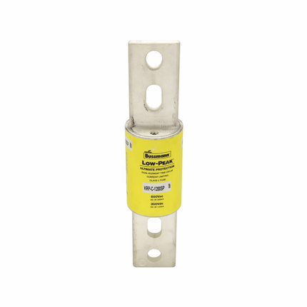 Eaton Bussmann Series KRP-C Fuse, Current-limiting, Time-delay, 600 Vac, 300 Vdc, 900A, 300 kAIC at 600 Vac, 100 kA at 300 kAIC Vdc, Class L, Bolted blade end X bolted blade end, 1700, 2.5, Inch, Non Indicating, 4 S at 500%