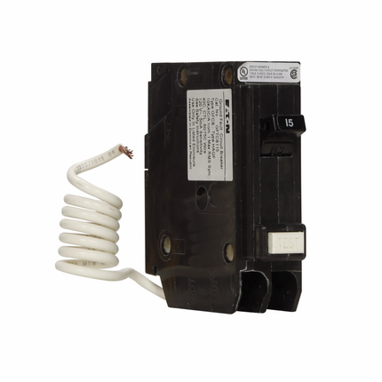 Eaton BR GFCI circuit breaker,Ground fault personnel protection circuit breakers,Clamshell pack,20 A,10 kAIC,Single-pole,120 V,GFTCB,Ground fault circuit interrupter,GFI