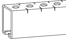 PVC CTD CHANNEL 1-1/2X3IN GRAY