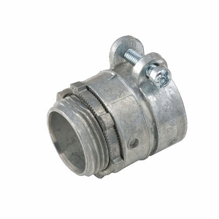 ARFCNS-400 - 4" FLEX AC MC STRAIGHT CONNECTOR SQUEEZE-ZINC
