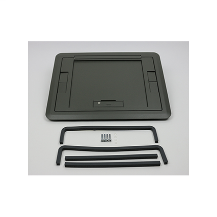 Evolution Series EFB6, EFB8, EFT10 Floor Box Surface Style Cover with Carpet Insert