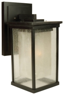 CRAFTMADE Z3724-OBO-NRG RIVIERA LARGE WALL MOUNT IN OILED BRONZE OUTDOOR