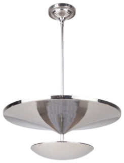 CRAFTMADE 42941-PLN-LED ECHO 1 LIGHT LED PENDANT IN POLISHED NICKEL