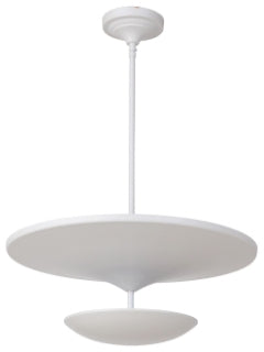 CRAFTMADE 42941-W-LED ECHO 1 LIGHT LED PENDANT IN WHITE