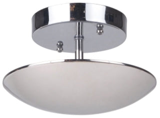 CRAFTMADE 42950-PLN-LED ECHO 1 LIGHT LED SEMI FLUSH IN POLISHED NICKEL