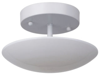 CRAFTMADE 42950-W-LED ECHO 1 LIGHT LED SEMI FLUSH IN WHITE