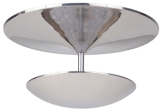 CRAFTMADE 42980-PLN-LED ECHO 1 LIGHT LED FLUSHMOUNT IN POLISHED NICKEL