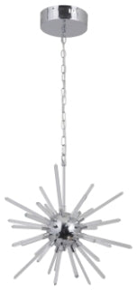 CRAFTMADE 47391-CH-LED NEBULA STARBURST LED PENDANT IN CHROME