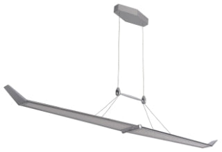 CRAFTMADE 47491-CH-LED JETSTREAM 2 ARM LED LARGE CHANDELIER IN CHROME