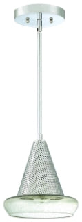 CRAFTMADE P655CH1 1 LIGHT MINI PENDANT IN CHROME