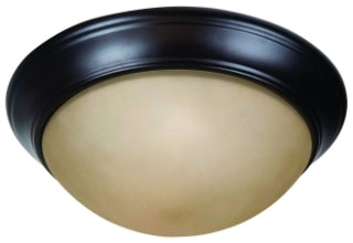CRAFTMADE XPP13OB-2A PRO BUILDER PREMIUM 2 LIGHT 13IN FLUSHMOUNT IN OILED BRONZE