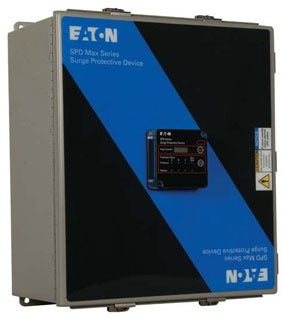 Surge Protective Device, Max series, Single module, 300 kA per phase, 277/480 Wye (4W+G), Standard with surge counter, NEMA 4X w/ internal circuit breaker