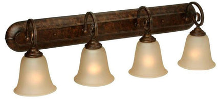 CRAFTMADE 7132PR4 4 LIGHT VANITY PERUVIAN BRONZE