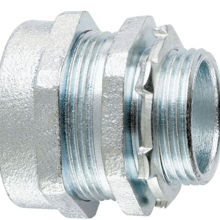 Eaton Crouse-Hinds series CPR compression connector, Rigid/IMC, Straight, Insulated, Malleable iron, 1-1/4"