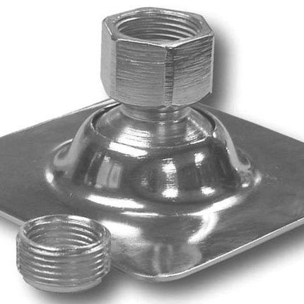 Eaton Crouse-Hinds series TPSFH flexible fixture hanger, 50 lb, 1/2" or 3/4" luminaire stem size, Sheet steel, Used with 4" square boxes