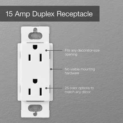 LUTRON SCRS-15-TR-SD SATIN 15A RECP TMP RST SCRS-15-TR-SD