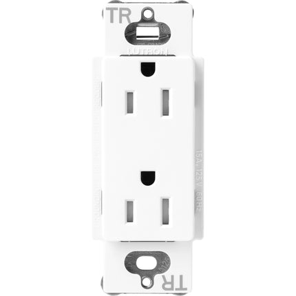LUTRON SCRS-15-TR-BW SATIN 15A RECP TMP RST SCRS-15-TR-BW