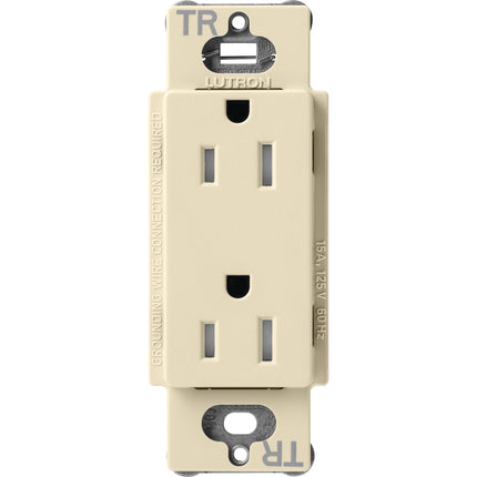 LUTRON SCRS-15-TR-SD SATIN 15A RECP TMP RST SCRS-15-TR-SD
