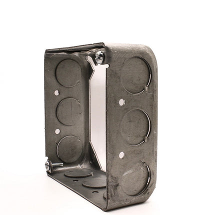 GB2 201 4 IN. SQUARE EXTENSION RING DRAWN 1-1/2 IN. DEEP WITH TWELVE 1/2 IN. KOS