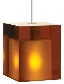TECH LIGHTING 700MO2CUBAZ MO2-CUBE AMBER ANT.BRONZE
