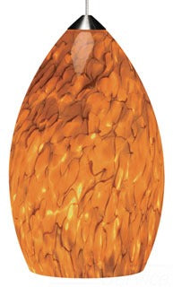 TECH LIGHTING 700KLFIRYAC KL-FIREFRIT PEND AMBER CHROME