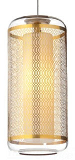TECH LIGHTING 700MO2ECNCGLC MO2-ECRAN PEND CL-GD LT CH