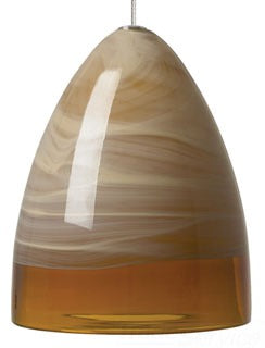 TECH LIGHTING 700FJNEBLAZ FJ-NEBBIA PEND AMBER BZ
