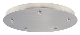 TECH LIGHTING 700FJR5B277 FJ RD CANOPY 5 PORT BK 277/12