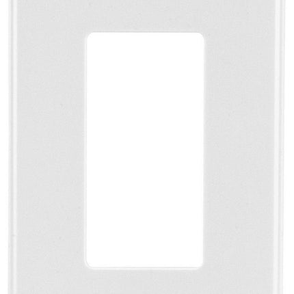 HUBBELL PJ26W WALLPLATE M-SIZE 1-G 1) DEC WH