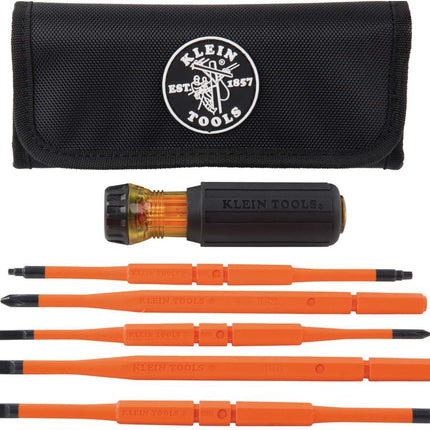 KLEIN 32288 8-IN-1 INSULATED INTERCHANGEABLE SCREWDRIVER SET