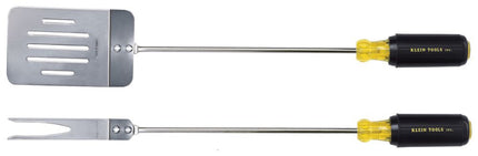 Cushion Grip Handle Type; 2 Piece(S); 12 Ounce Weight; Material Rust Resistant Stainless Steel; Used on Model Bbq