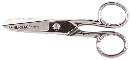 KLEIN G100CS ELECTRICIAN SCISSOR STRIPPING NOTCHES SERRATED