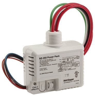 WATTSTOPPER BZ-250-347 POWER PACK 120-347V 50/60HZ24VDC 225MA WITH AUTO-ON/MANUAL-ON