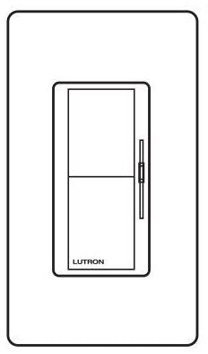 Diva dimmer & switch - Black