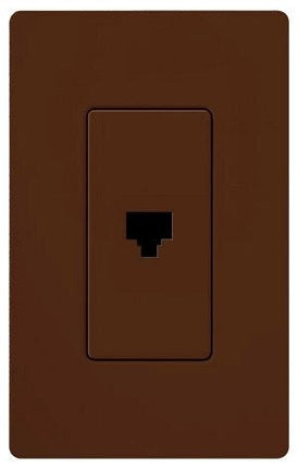 LUTRON SC-PJ-SI SATIN PHONE JACK SIENNA
