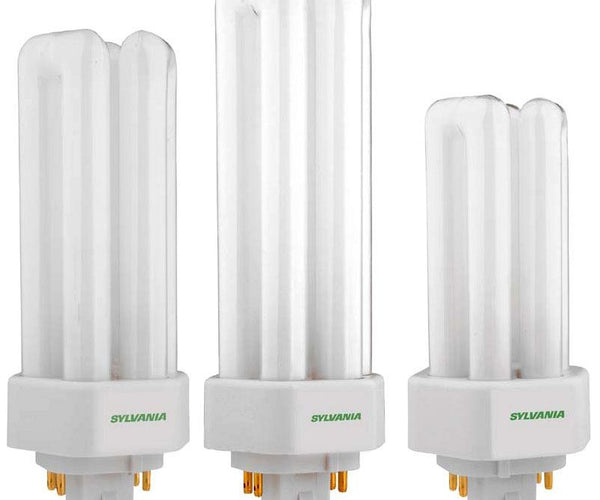 Sylvania 21115 Compact Fluorescent Light Bulb - 26W 2-Pin Double Tube, 4100K Cool White, 1710 Lumens