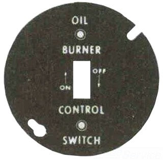 MULBERRY 41012 4IN ROUND OIL BURNER COVER