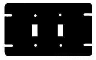MULBERRY 10092 2G SWITCH COVER
