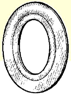 MULBERRY 40036 31/2 X 11/4 RED.WASHER