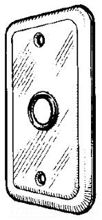 MULBERRY 10008 TELEPHONE COVER BUSHED