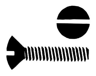 MULBERRY 40296 6-32/1-2 PLASTIC WH. SCR.