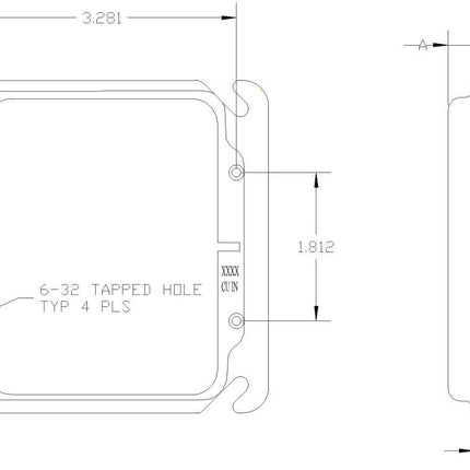MULBERRY 11236 4-IN 2G SWITCH COVER 1/8IN