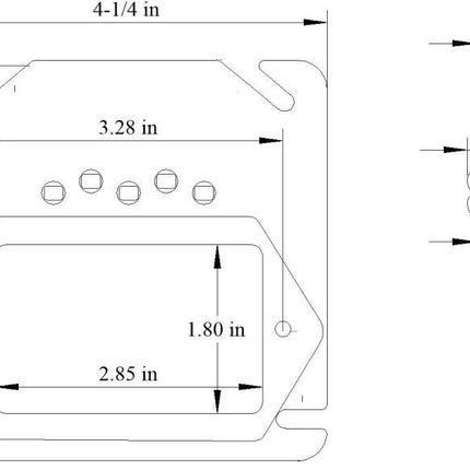 MULBERRY 11252 4-IN SQ OFFSET COVER 3/4IN