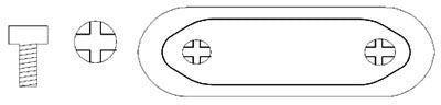 MULBERRY 11705 31/2-4 IN CONDUIT COVER