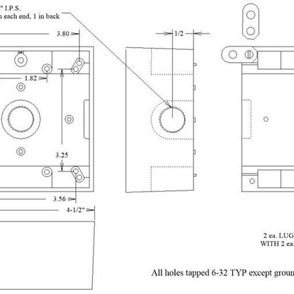 MULBERRY 30233Z 2G WP BOX 3H-1/2IN W/LG BR